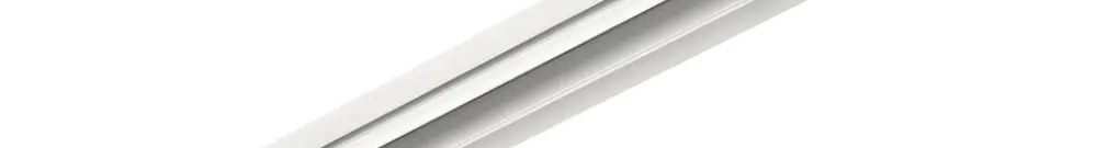 Binario conduttore INS SLV TRACK 48V 1fa alluminio bianco 1000mm 