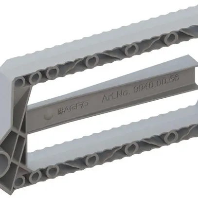 Jeu d'ailettes AGRO Prefix® 150×59×16mm, gris clair, 4 pièces 