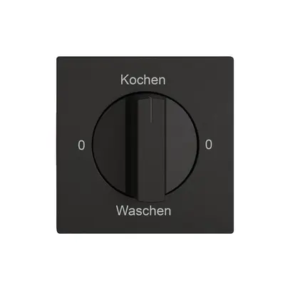 Montageset EDIZIO.liv SNAPFIX® f.Drehschalter m.Griff 0-Kochen-0-Waschen sz 
