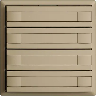 Pulsante KNX RGB EDUE, 250mW, s.LED, c.inserto carta, 8×pulsan., com.1×tasto, sa 