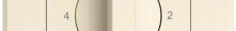 UP-Montageset EDIZIO.liv SNAPFIX® f.Drehschalter m.Griff 4-1-2-3 cr 