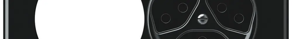 Combinazione INC origin Ø58mm + 3×T13 148×88mm nero 
