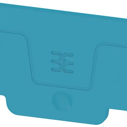 Piastra terminale Weidmüller ALEP 2C 4mm² 58×32.3×2.1mm blu 