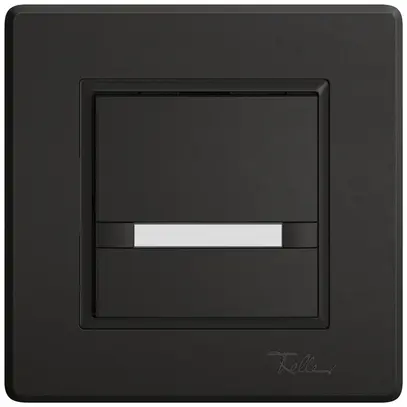 Poussoir KNX RGB ENC EDIZIO.liv SNAPFIX® capteur temp.s.LED étiqu.1× comm.2T no 
