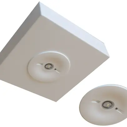 Spot antipanico Lumatec AL 1×3L-RW1-TA-EM, 3W, autonomia 1h, controsoffitto 