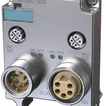 Blocco di connessione RFID Siemens p.RF18xC, PROFINET/ethernet, M12 4p codific.D 