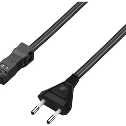Cavo di raccordo Rittal DK 7859.010 T26/spina d'apparecchio IT 2P PVC nero 2m 