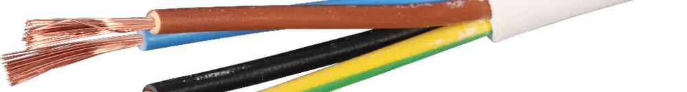 Câble Td 4x1mm² 2LNPE bc Rouleau à 100m 