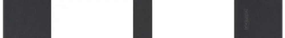 Intestazione INC Legrand Arteor 1×2, orizzontale, graphite 