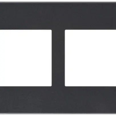 Intestazione INC Legrand Arteor 1×2, orizzontale, graphite 