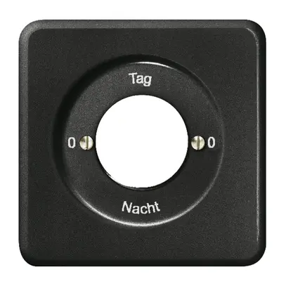 Kit frontal 0-Tag-0-Nacht noir pour interrupteur rotatif à clé 