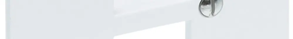 Disco frontale R&M 1×RJ45+1×RJ45 bianco 