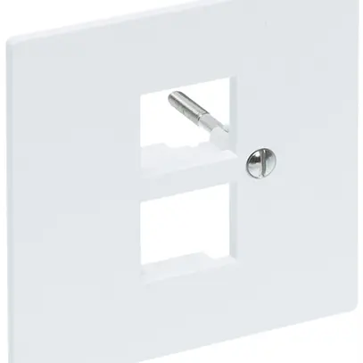 Disco frontale R&M 1×RJ45+1×RJ45 bianco 