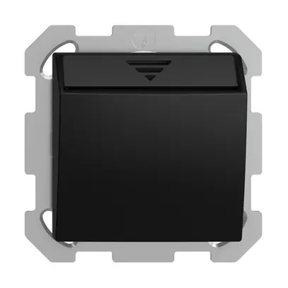 Interruttore Hotelcard INC 250VAC 1L EDIZIOdue nero 