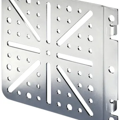 Plaque de montage Rittal TS 8612.400 120×141.5mm poinçonnage acier 4pcs 
