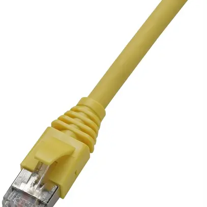 Cavo di allacciamento S/UTP RJ45-RJ45 10m giallo senza alogeno 