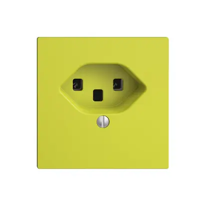 Prise ENC EDIZIOdue T23 16A lemon, bornes à vis 