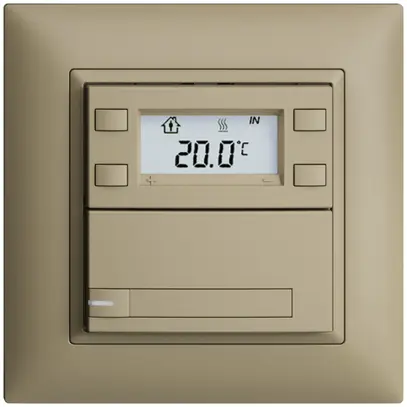 UP-RTH-Taster KNX 1-fach EDIZIOdue FMI sand, mit Papier+LED RGB 