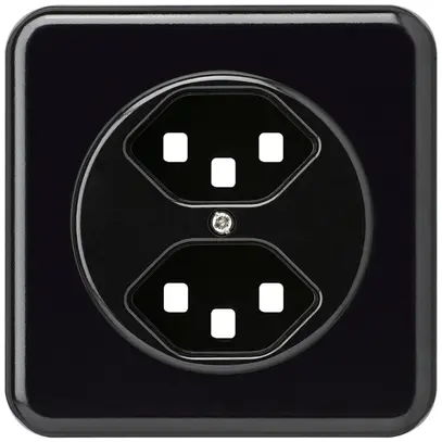 Kit frontale INC basico 2×tipo 23 nero 86×86mm 