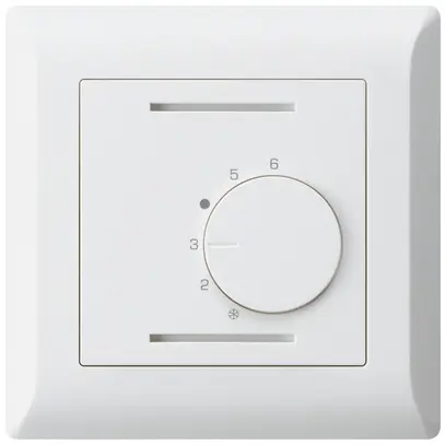 Termostato ambiente INC kallysto.line bianco senza interruttore 
