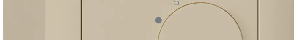 Termostato ambiente AP kallysto beige senza interruttore 