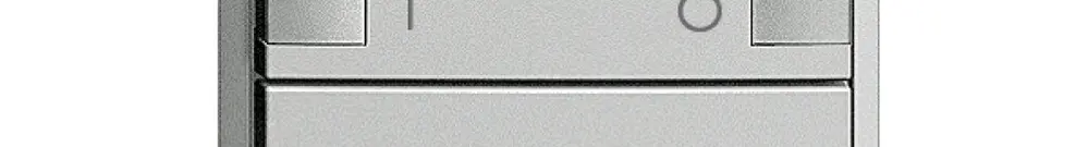 Kit frontal ON-OFF variateur 2c/2t ZEP EDIZIOdue silver 