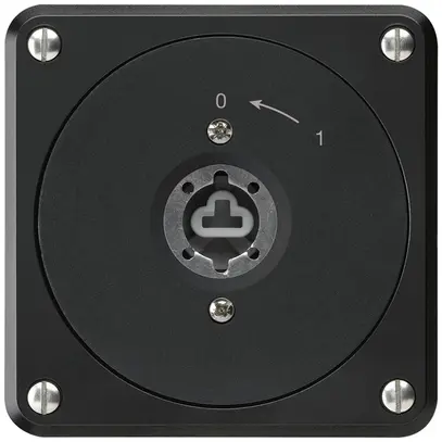 Contact pivotant à clé ENC robusto noir sans clapet sans cylindre 1P combinaison 
