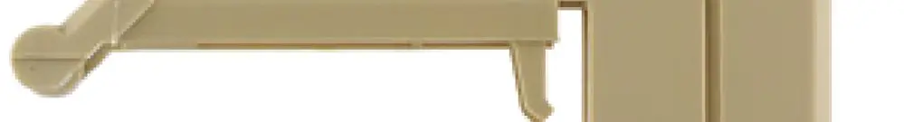 Coperture di protezione Weidmüller WAH 120 per morsetto a bullone, beige, 41mm 