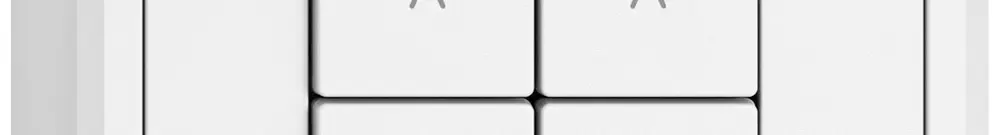 AP-Storenschalter EDIZIO.liv Wiser SNAPFIX® 2 Kanal 4 Tasten WLAN ws 
