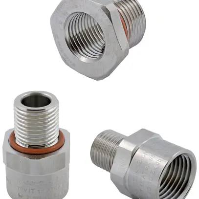 Adattatore Ex Weidmüller ADAP esterno NPT 3/4" interno M20 ottone 