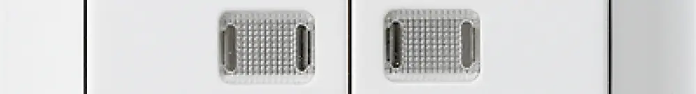 Interruttore pulsante luminoso INC kallysto 1/3+3/1 con 2 lenti bianco 