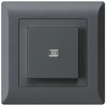 Interruttore pulsante luminoso INC kallysto.line 3/2P antracite 