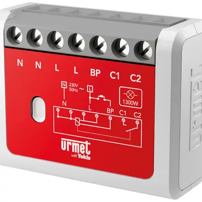 Relè a tempo RF INS Urmet MTR1300EB-UP Zigbee 1 can 