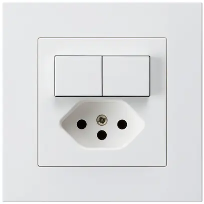 Combinazione INC kallysto.pro 2×A-R/1P+T13 bianco 