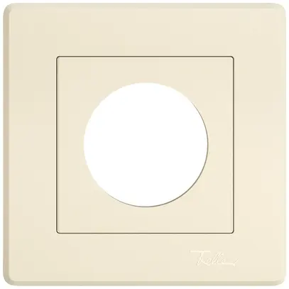 Kit di copertura INC EDIZIO.liv SNAPFIX® termostato 96×96×7mm crema IP20 