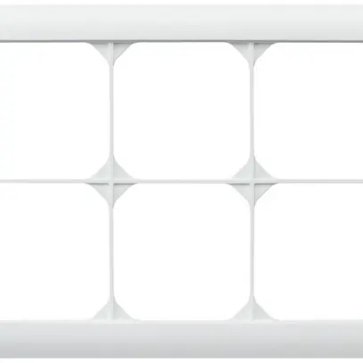 Telaio di copertura INC kallysto.line 2×3 bianco orizzontale 152×212mm 