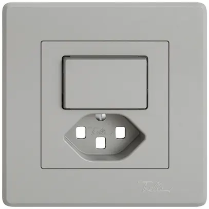 Kit de montage ENC EDIZIO.liv SNAPFIX® p.combi.T23 a.1 bouton n.lum.grc 