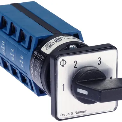 Interrupteur à gradation INC K&N CG4.A251.E, 10A/400V 2L 30×30mm "1-2-3-4" 