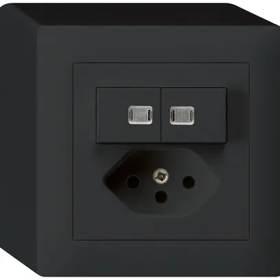 Combinaison lumineuse AP 3/1P+A-R+T13 noir kallysto 
