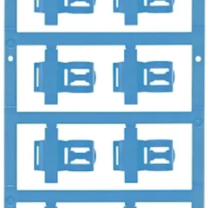 Leitermarkierer Weidmüller MultiCard SFC für Ø3.5…7mm 21×12.5mm PA66 blau 