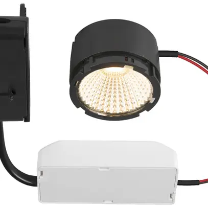 Parte luminosa SLV NEW TRIA 8.3W 750lm 930 60° REG Ø50 nero 