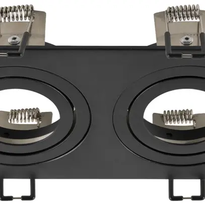 Scatola vuota SLV NEW TRIA alluminio 170×90mm nero 2×Spot 