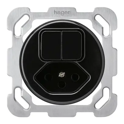 Einsatz zu UP-Kombination 1/3+3/1L+Typ 13 schwarz basico 