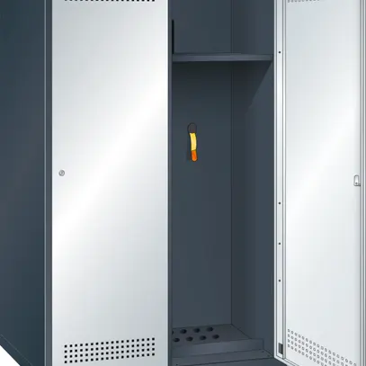 Armoire à trottinettes électrique (L×P×H) 1000×550×1700 mm 2 compartiments 
