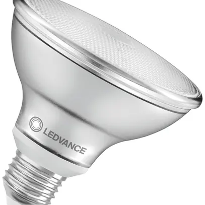 Lampe LED LEDVANCE E27 10W 633lm 2700K VAR Ø95×93mm PAR30 clair 36° 