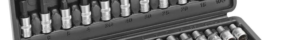 Jeu de clés à canon CIMCO 45 pièces 6.3mm (1/4“) 