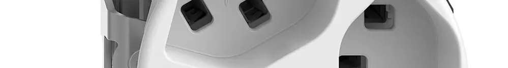 Presa AP STANDARDdue 3×T23 bianco interno per combinazione 
