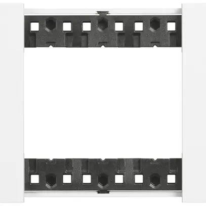 Cadre de recouvrement Living Now 3 modules 125×86mm white 