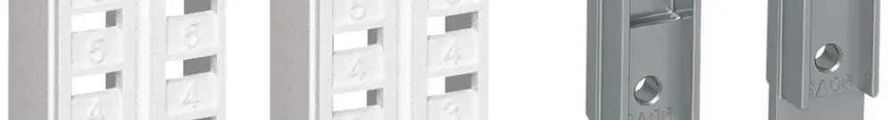 Fixation Hager pour barre dans armoire FR 275mm CP II hauteur réglable 