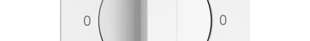 Montageset EDIZIO.liv SNAPFIX® f.Drehschalter m.Griff 0-Man-0-Auto (I) ws 